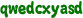 qwedcxyasd