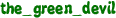 the_green_devil