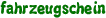 fahrzeugschein