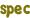spec