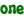 one